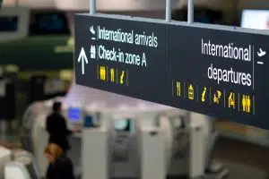 Airport sign