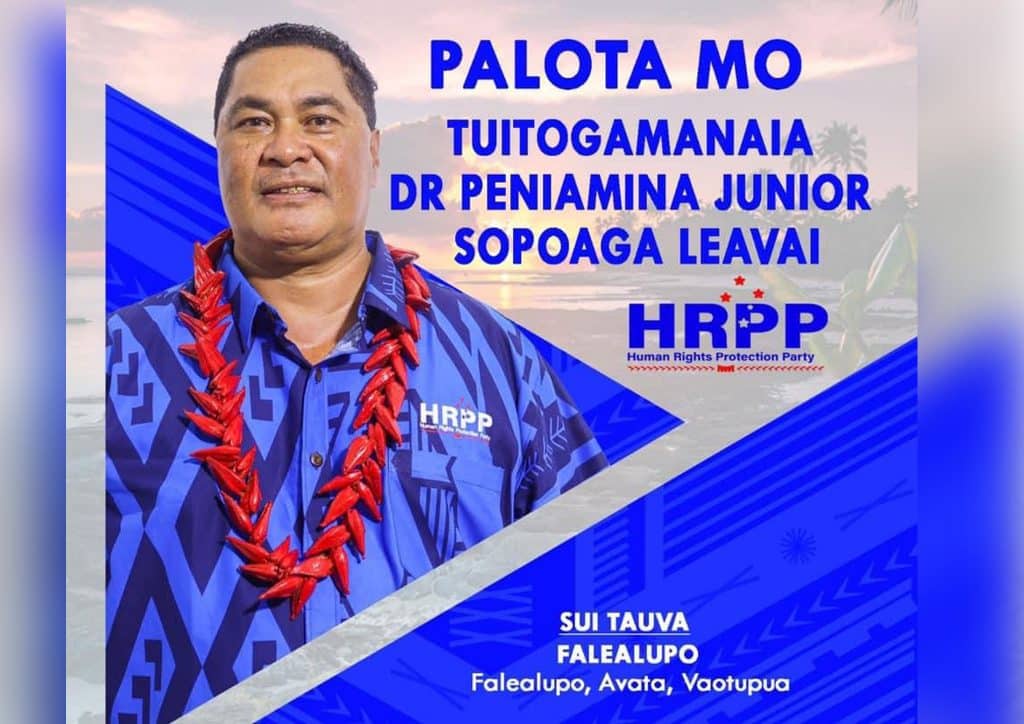 HRPP - Tuitogamanaia Dr. Peniamina Junior Sopoaga Leavai