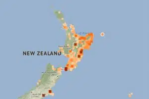 Earthquake at East Cape