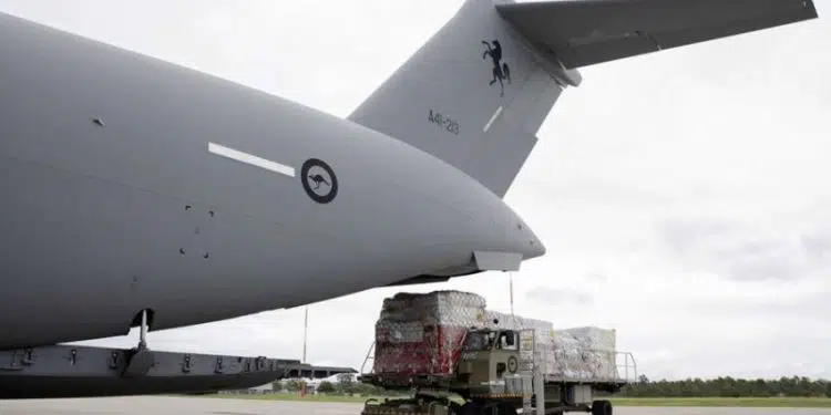 NZ aid arrives in Tonga