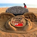 Tonga sand sculpture