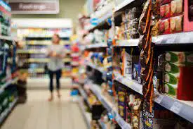 Supermarket shelf