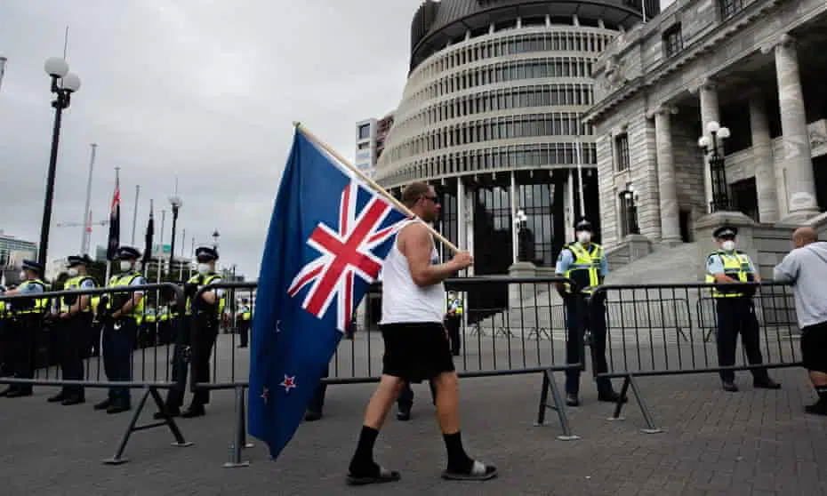 wellington protest