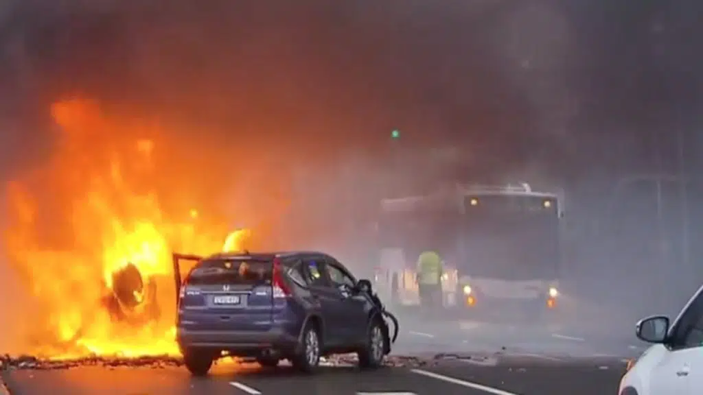 Burning Car