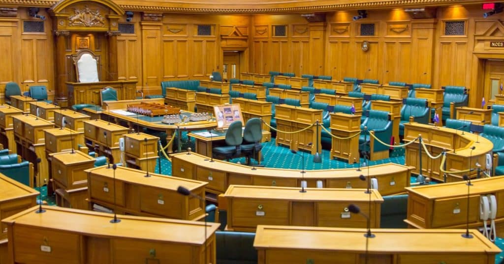 empty parliament NZ