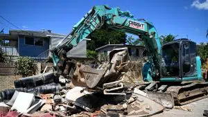 homes damaged from floods