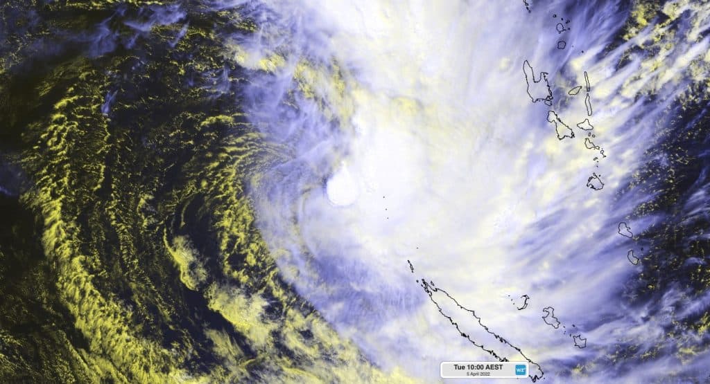 Cyclone Fili gains strength