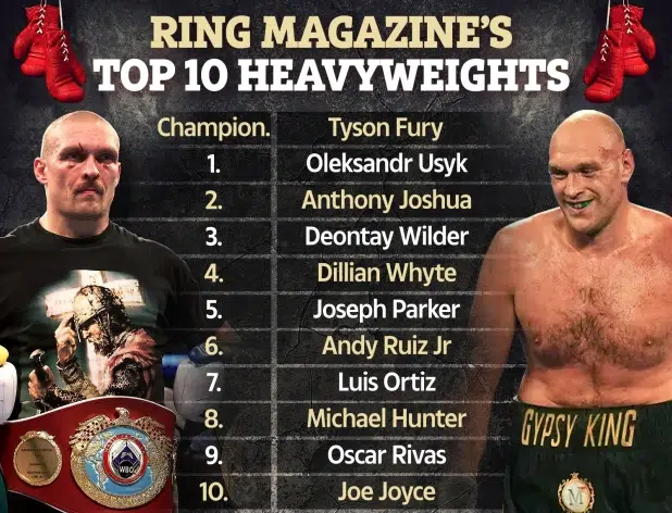 Parker at Ring Magazine top 5