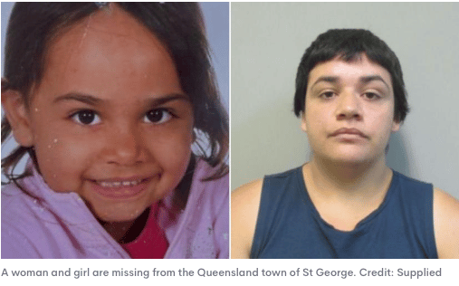 A woman and girl are missing from the Queensland town of St George. Credit - Supplied