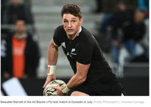 Beauden Barrett. Photo by Photosport : Andrew Cornaga