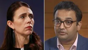 Jacinda & Sharma, Photo by Newshub