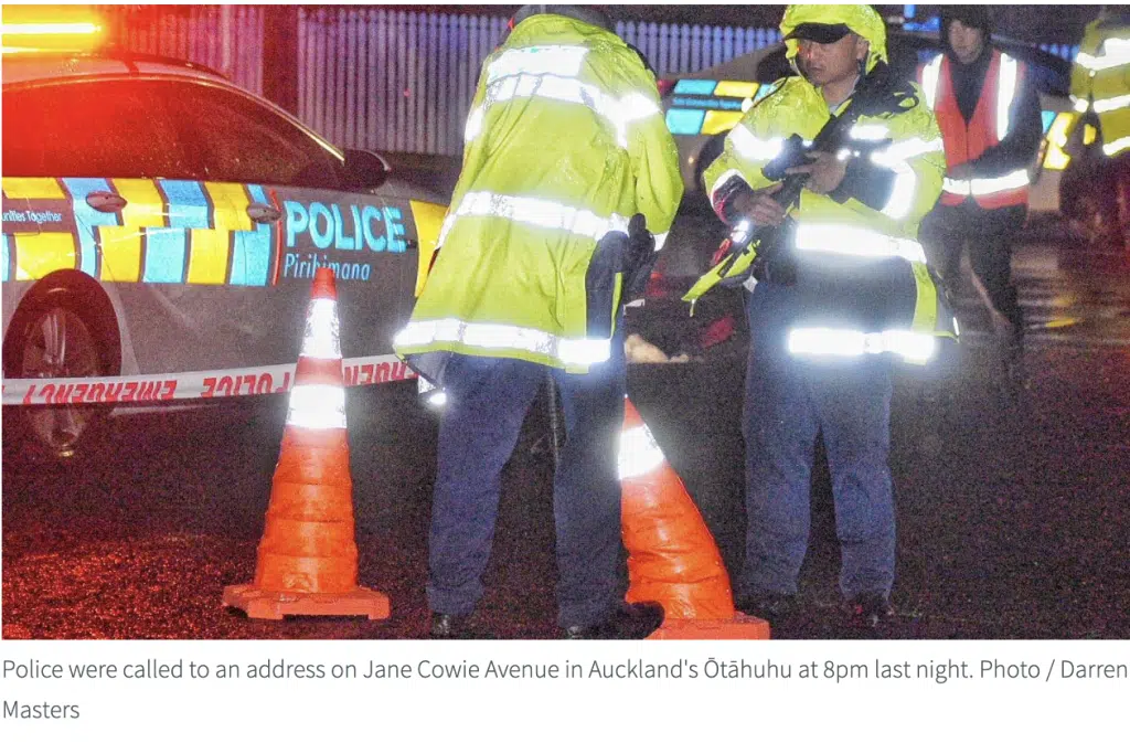 Police charge 34yr old - Otahuhu incident. Photo by NZHerald