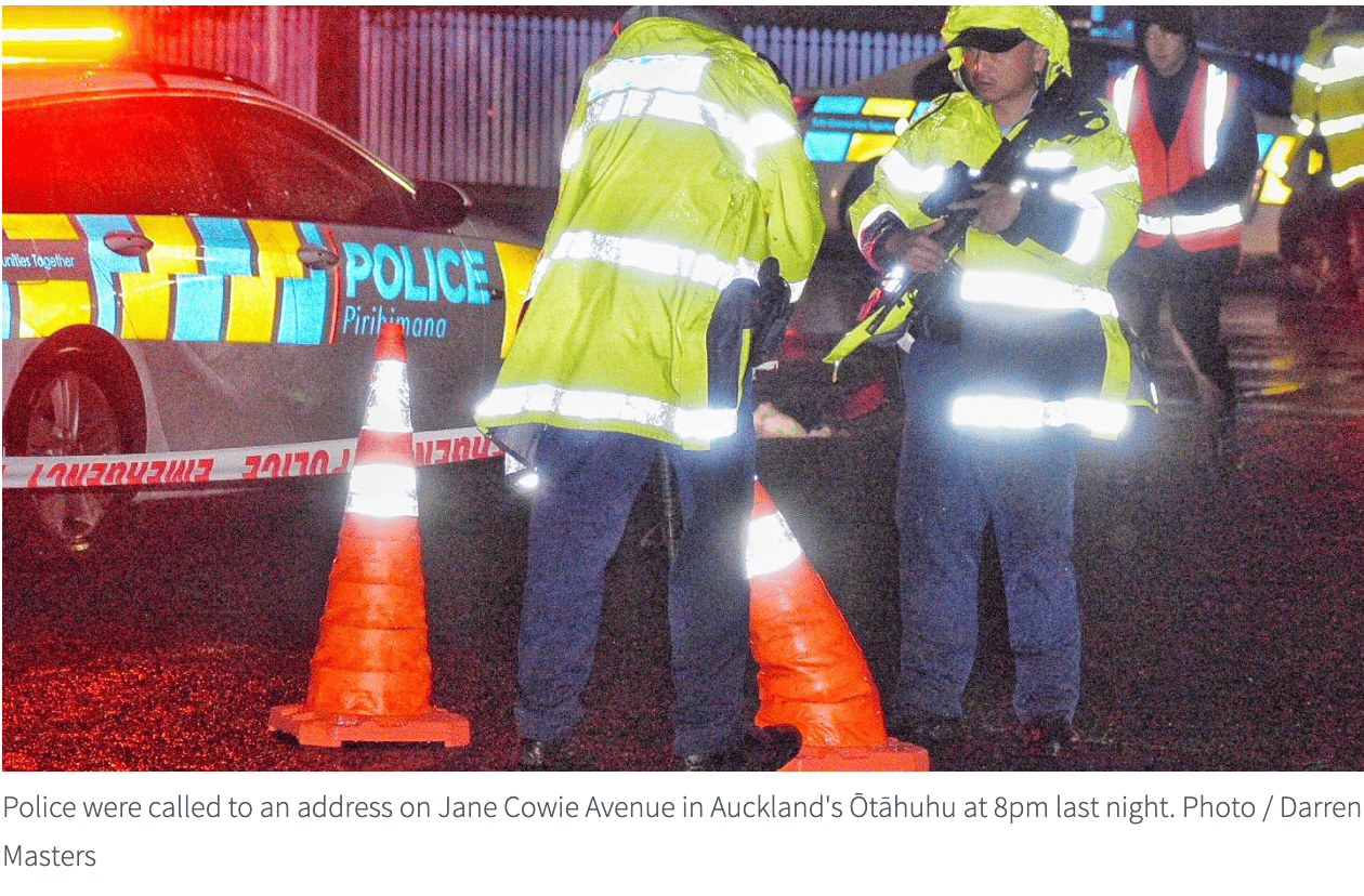 Police charge 34yr old - Otahuhu incident. Photo by NZHerald