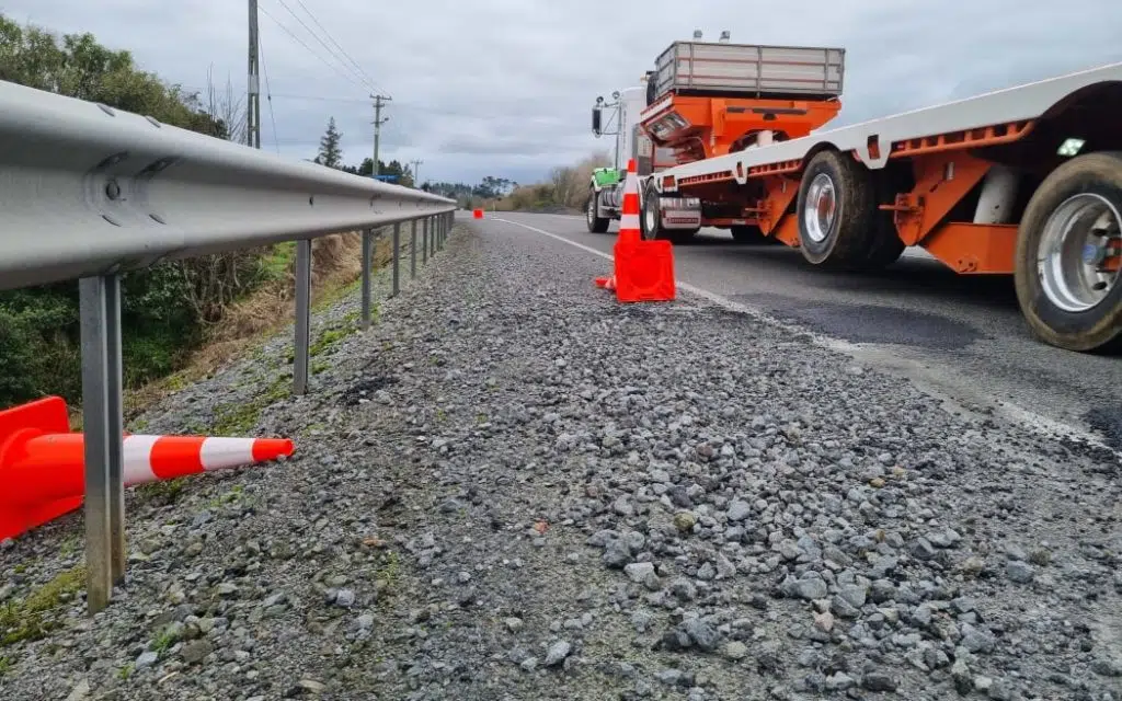 Taranaki Potholes, Photo by RNZ