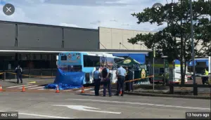 Woman hit by bus and died in Central Coast. Photo by ABC News