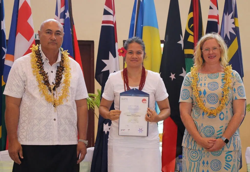 Sui Palemia o Samoa, Honourable Tuala Tevaga Iosefo Ponifasio, & Australian High Commissioner to Samoa, Her Excellency Emily Luck