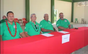 Tapuaiga a nisi o tamā o le itumalo i le aso o le leitiofoni talu ai nei sa suetupe ai mo le faamae'aina o le hall ua umusa nei