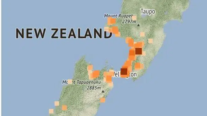 Earthquake with 5.7 magnitude is felt in Aotearoa