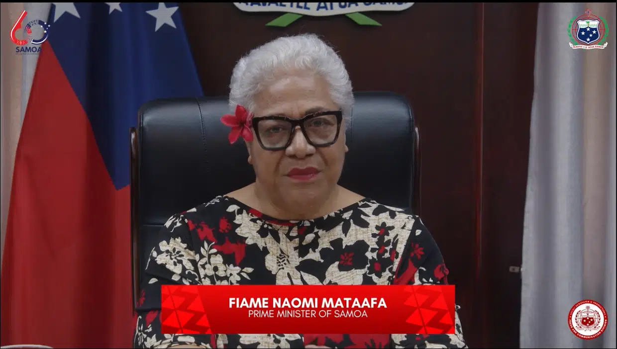 PM Fiame Naomi Mataafa