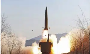 North Korea fires missiles