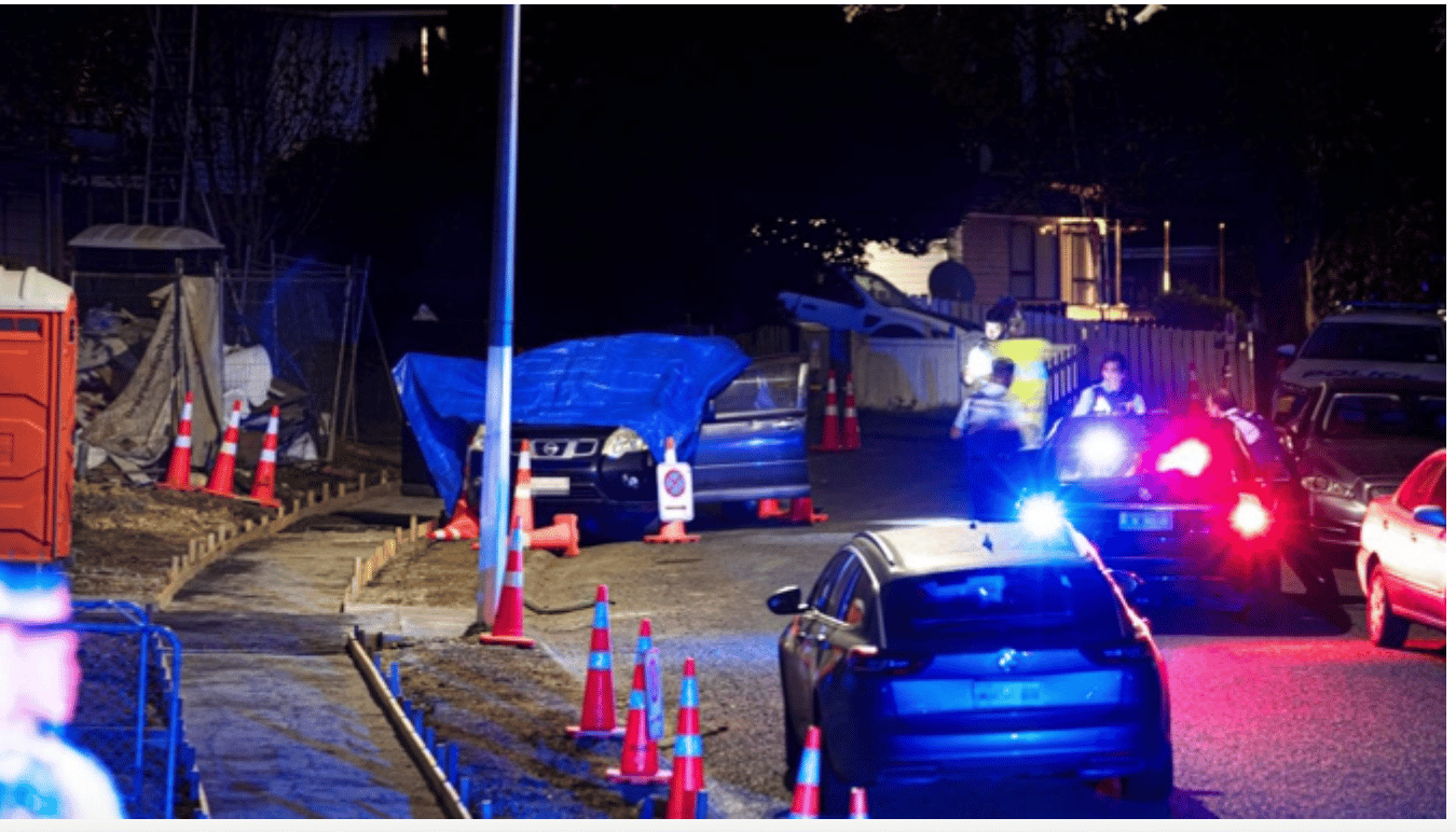 A body was found in a car.