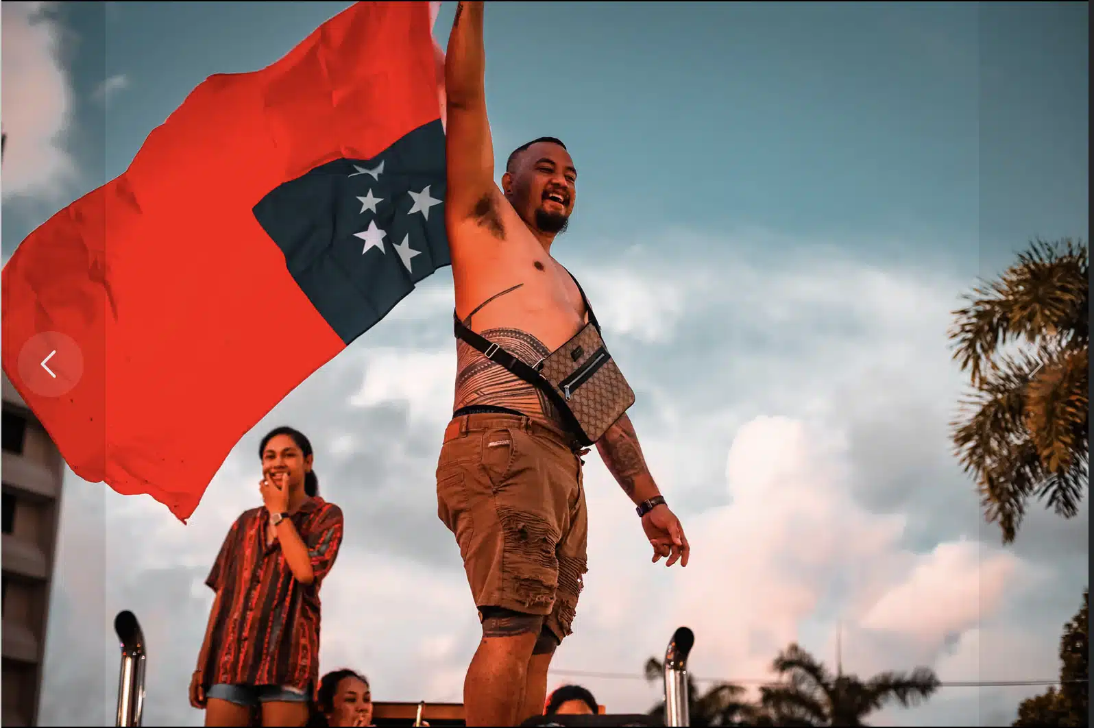 Toa Samoa Supporters in Samoa