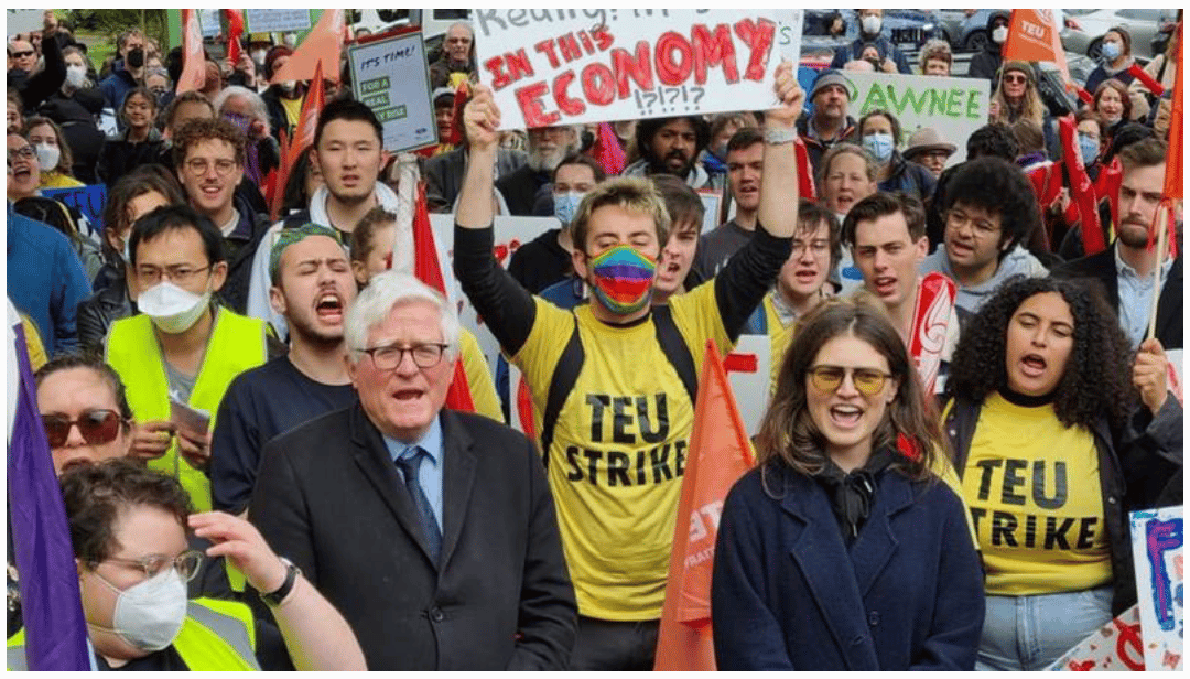 University staff strike over pay