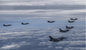 North Korean warplanes seen at their borders with South Korea
