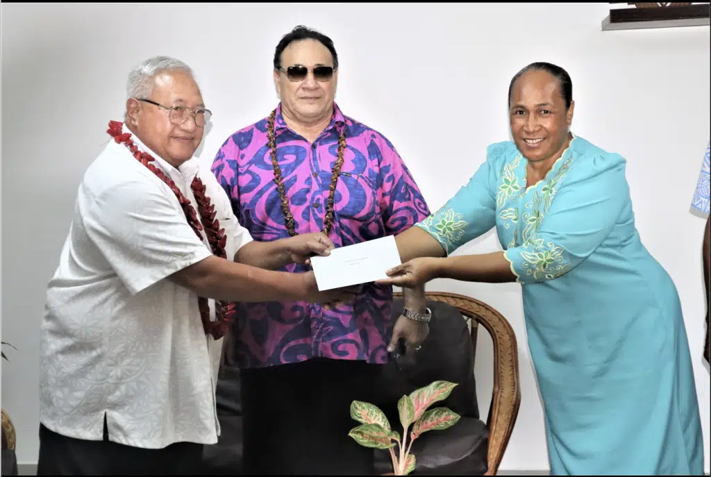 Methodist Uso Fealofani donated to the MOH