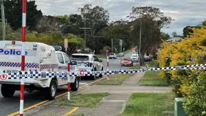 The man was fatally shot in the chest at the address in Oxley