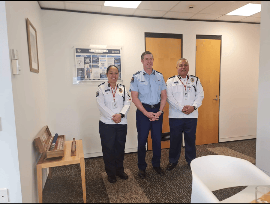 Samoa Police Commissoner and Deputy Commissioner