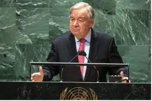 UN Secretary, Antonio Gutteres