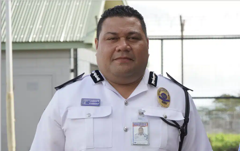 Leiataua Samuelu Afamasaga, acting Police Commissioner