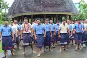 Students of St Joseph College & Leifiifi College