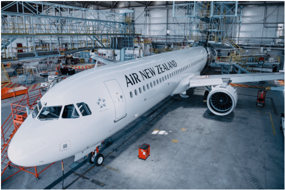 Air NZ's domestic Airbus
