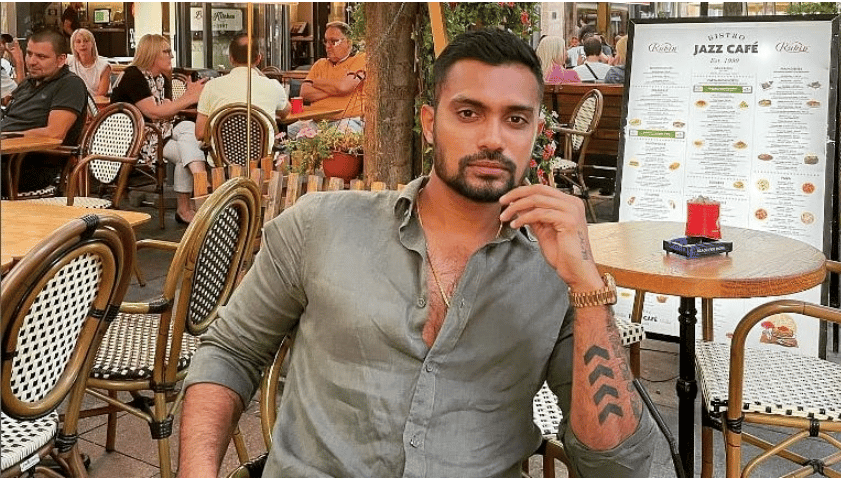 Sri Lankan cricket player Danushka Gunathilaka