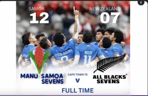 Manu Samoa 7s CapeTown Winner