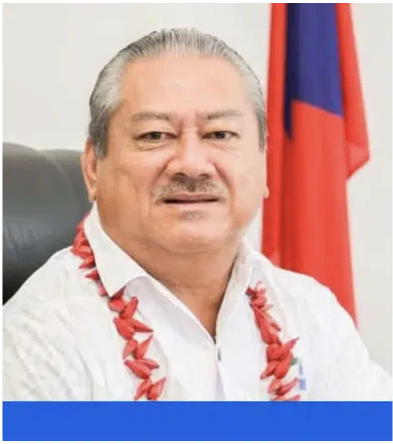 Former MP for Vaimauga 3, Hon Tapunuu Niko Lee Hang