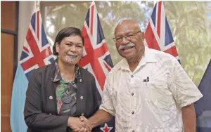 Nanaia Mahuta & Sitiveni Rabuka