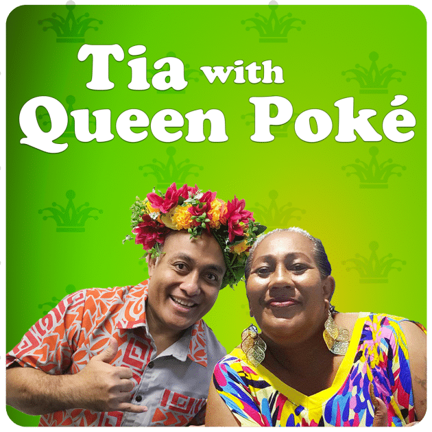 Tia with Queen Poke