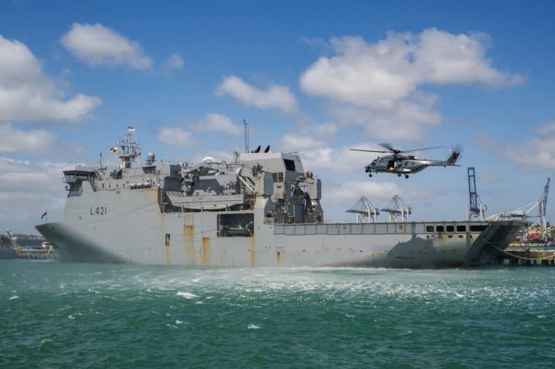 Royal New Zealand Navy's HMNZS Canterbury