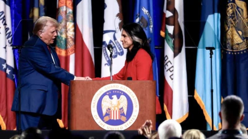 President-elect Donald Trump and Tulsi Gabbard