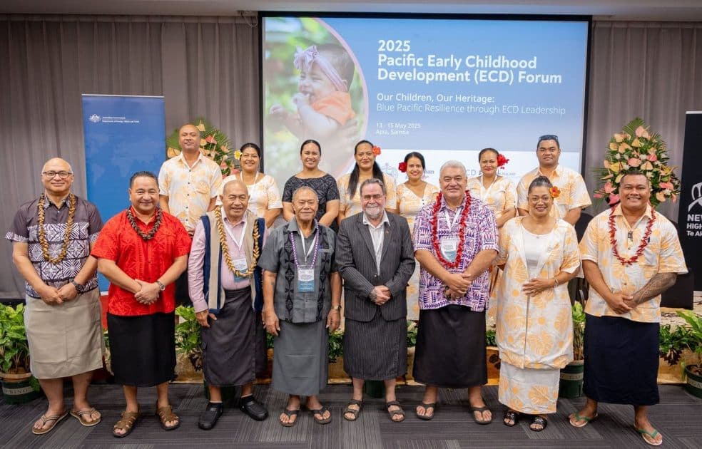 ECD Summit Samoa delegation