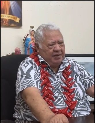 Hon Tuilaepa Sailele Malielegaoi - Leader of HRPP and former PM of Samoa