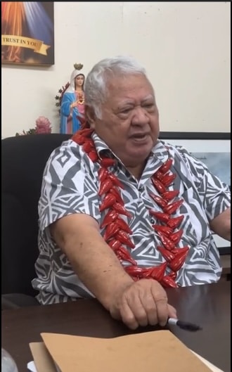 Hon Tuilaepa Sailele Malielegaoi - Leader of HRPP and former PM of Samoa