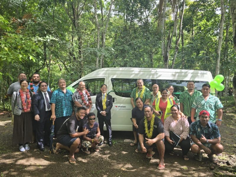 Kizuna vehicle for Samoa Conservation Society