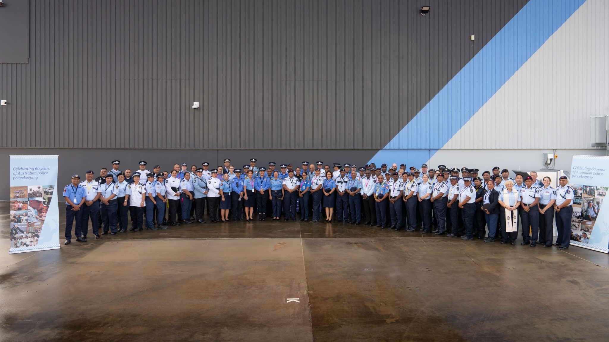 UN Peaceekeeping training cohort at Pinkenba
