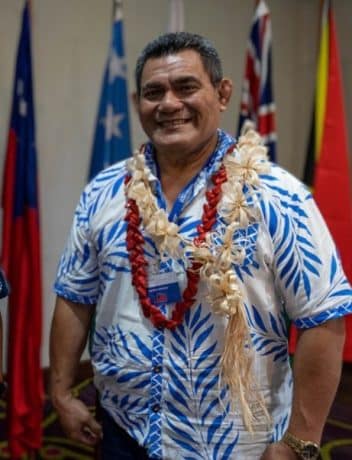Fui Mau Tupa'i Simanu, CEO of the Ministry of Works, Transport, and Infrastructure (MWTI)