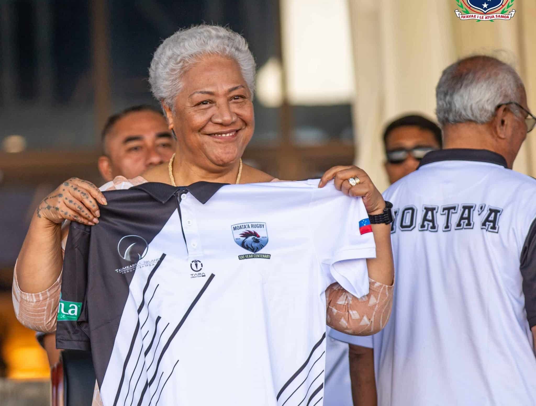 PM Moataa 100 yrs of rugby