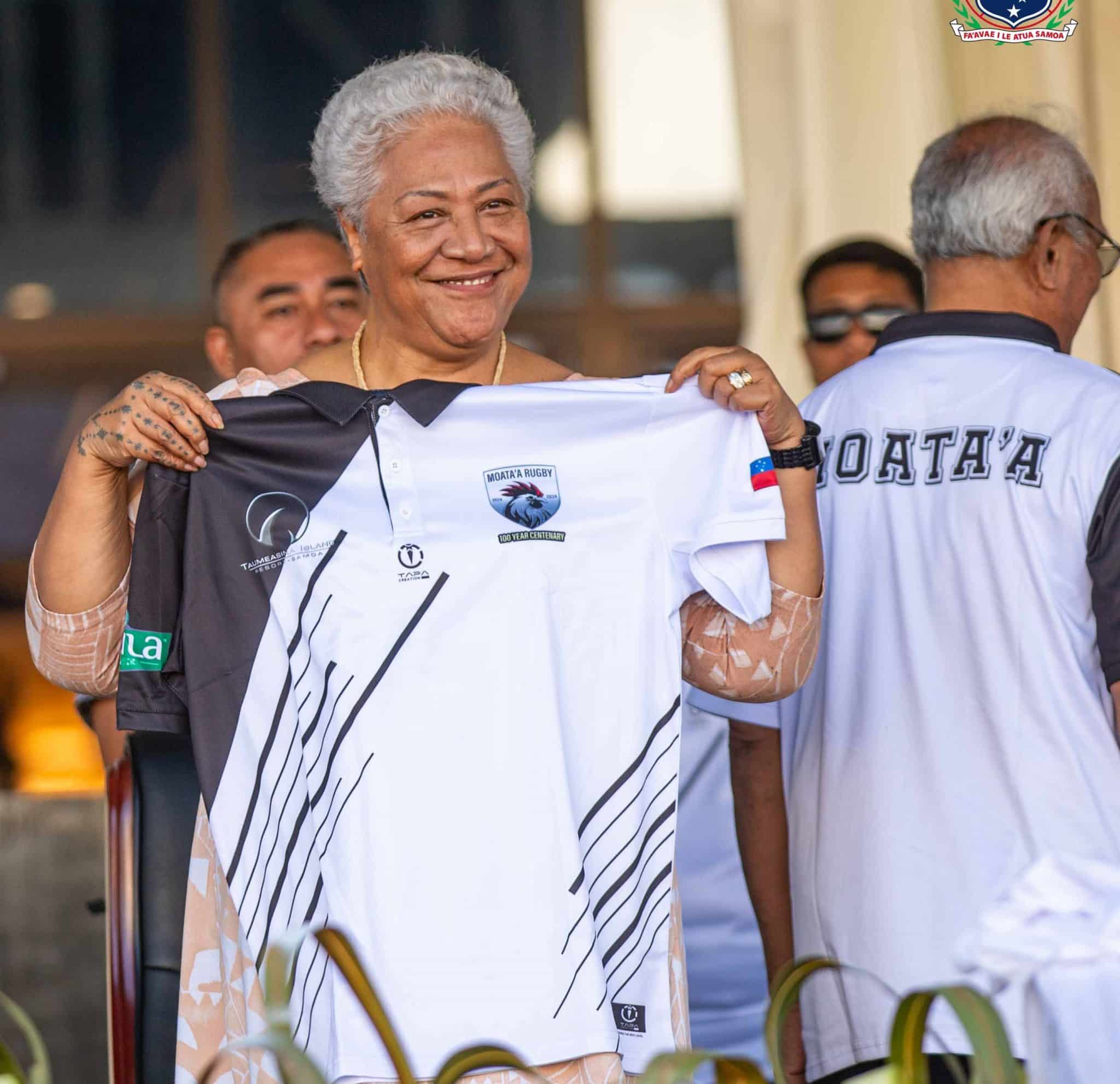 PM Moataa 100 yrs of rugby